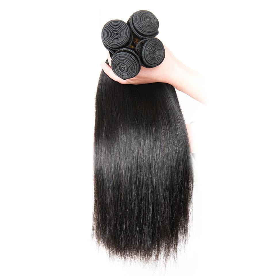 Brazilian Straight Human Hair Bundles 1/3/4 Pcs