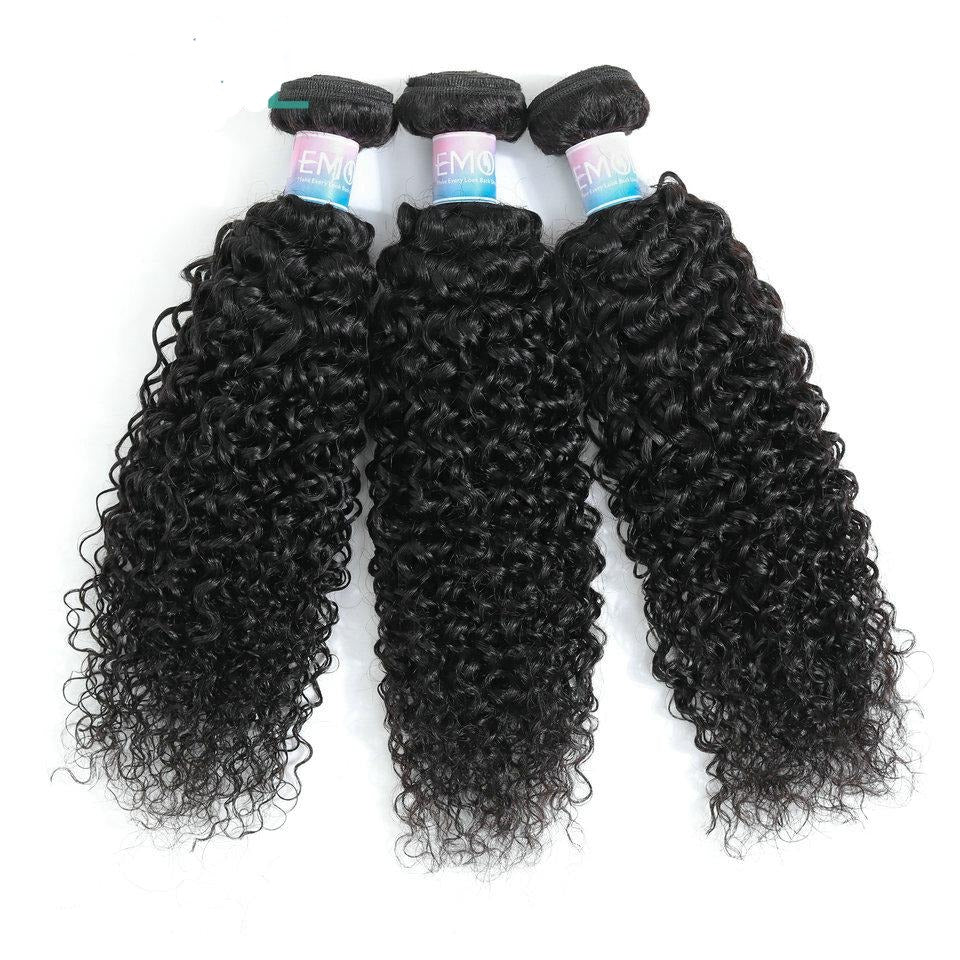 Malaysian Kinky Curly Hair Bundles 100% Human Hair