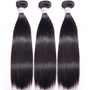 Malaysian Straight Hair 3 Bundles Human Hair